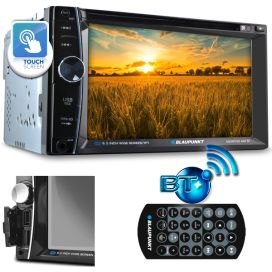 Blaupunkt 6.2" 2-DIN In-Dash Touchscreen DVD/CD Car Stereo Radio w/Bluetooth