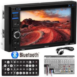 BOSS 6.2" Double-DIN In-Dash DVD/CD/MP3/WMA Car Stereo Radio w/USB/SD/Bluetooth