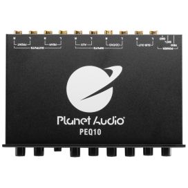PLANET AUDIO Half-DIN 4-Band Car Stereo EQ Graphic Equalizer w/Aux-input
